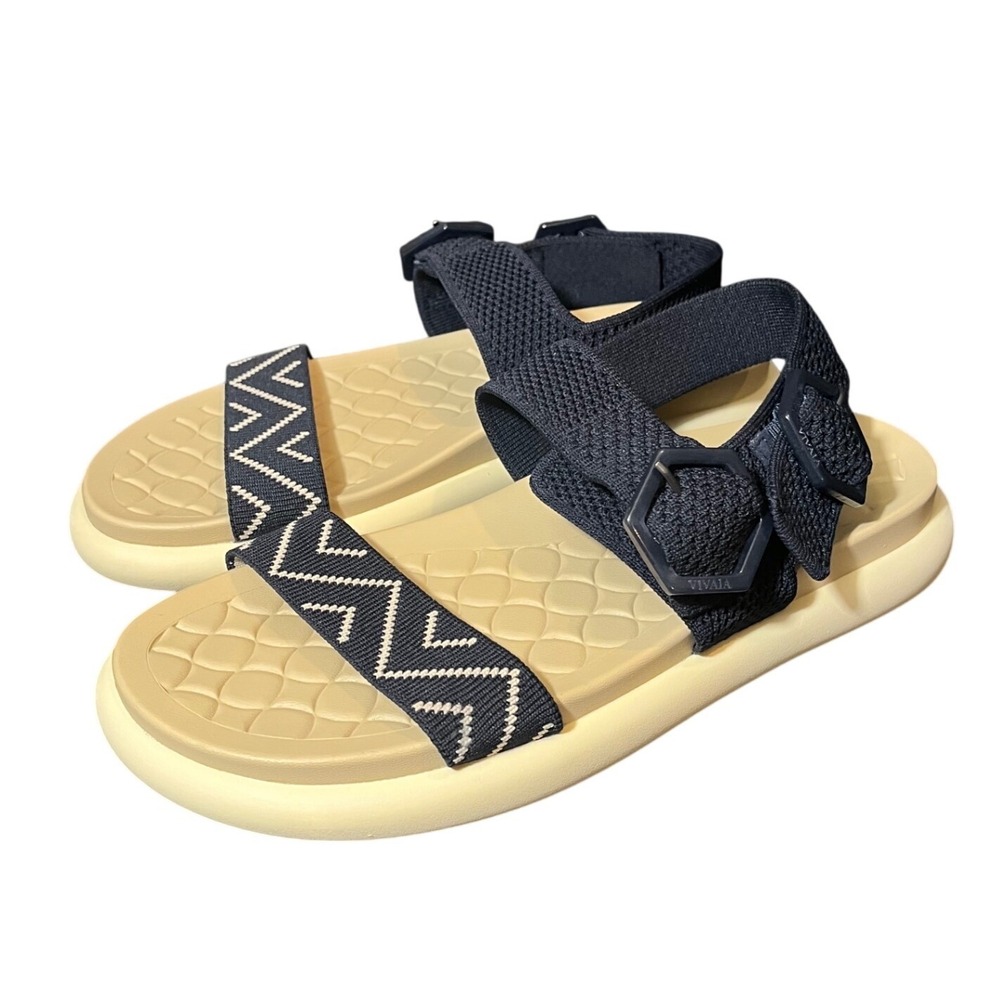 Vivaia Isla AdaptAll Sporty Comfort Lightweight Casual Navy All Day Sandals 40